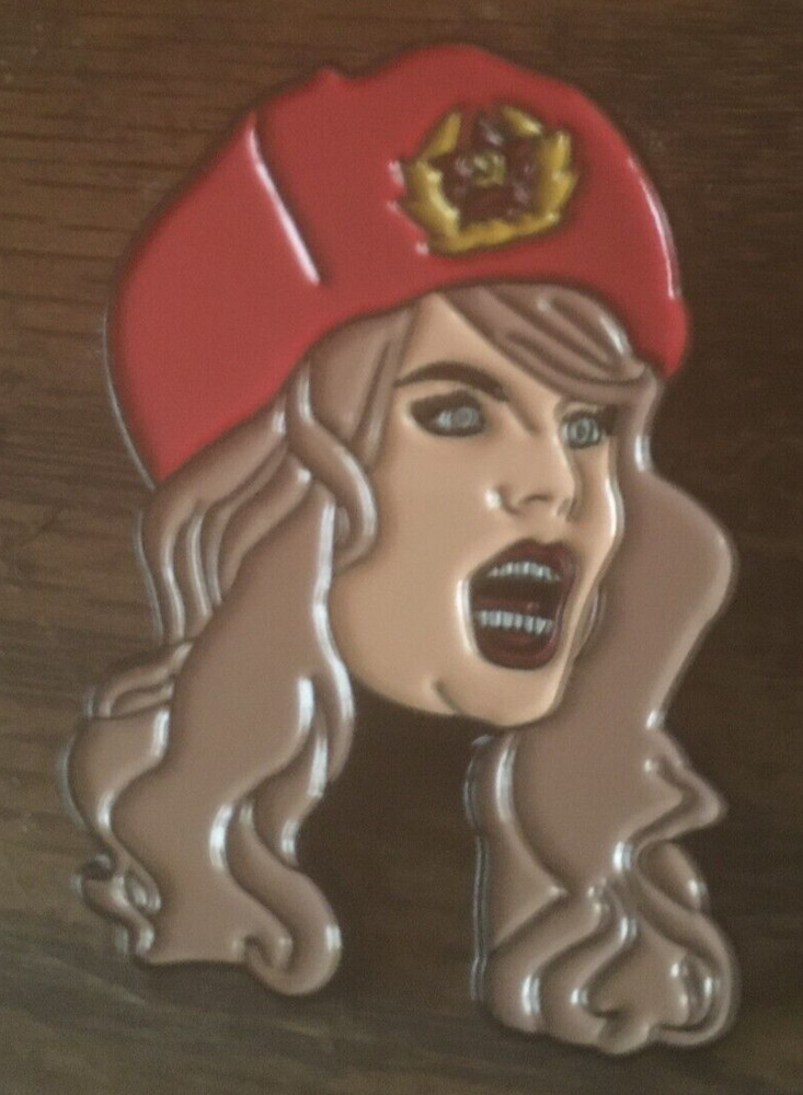 Russian Soviet  pin  badge  .