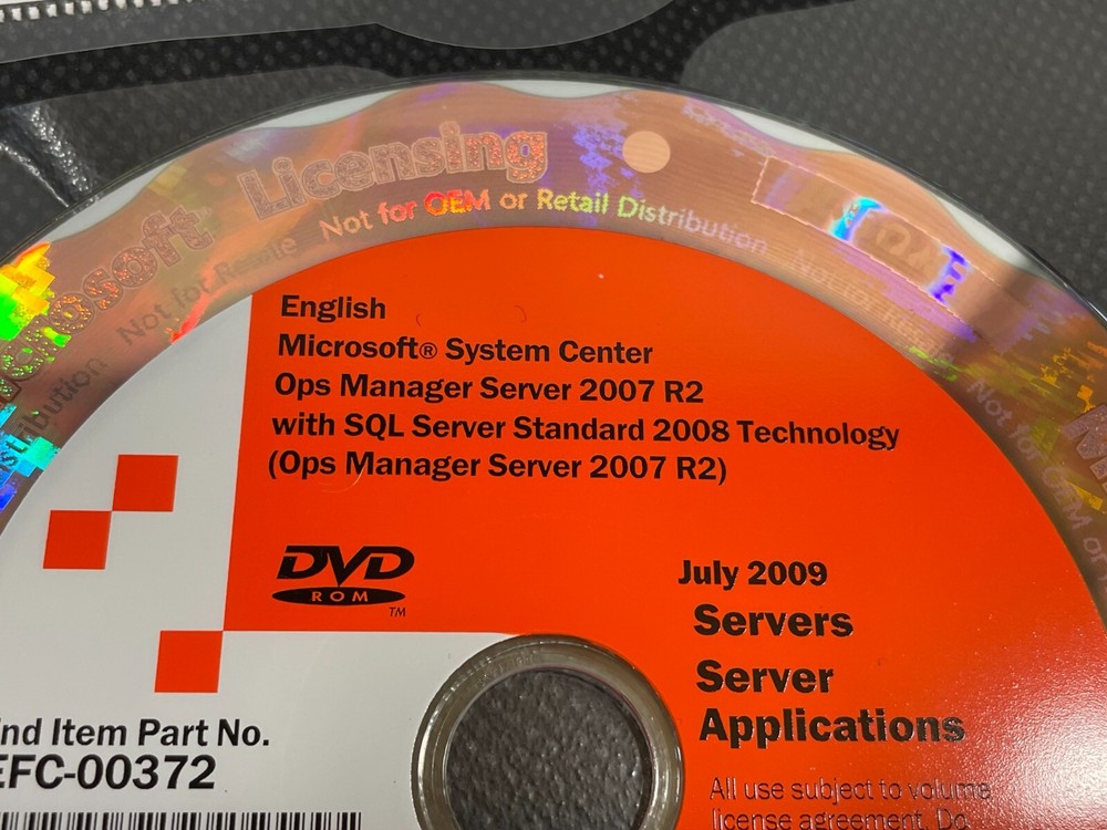 Microsoft System Center Configuration Manager November 2007 DVD Windows PC