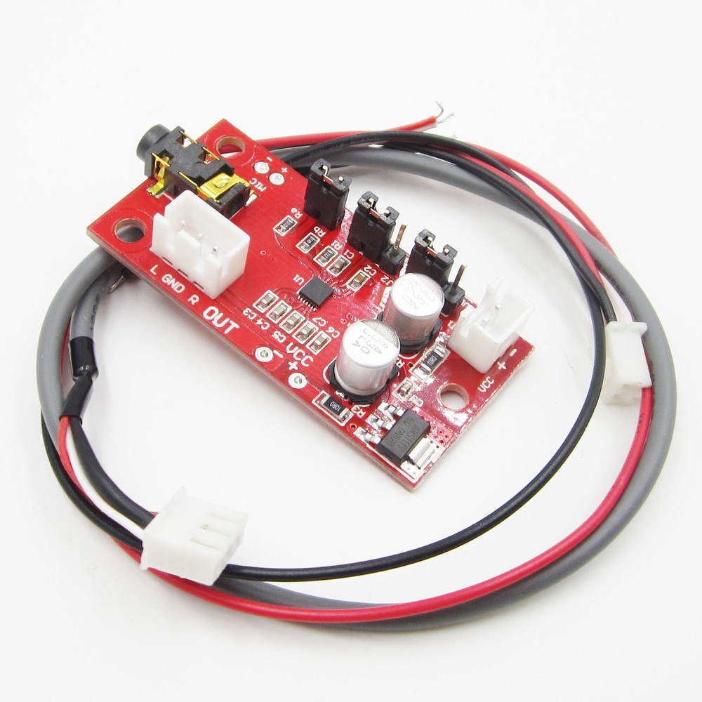 MAX9814 DC 3V-12V Electret Microphone Amplifier Board with AGC Function+Cables