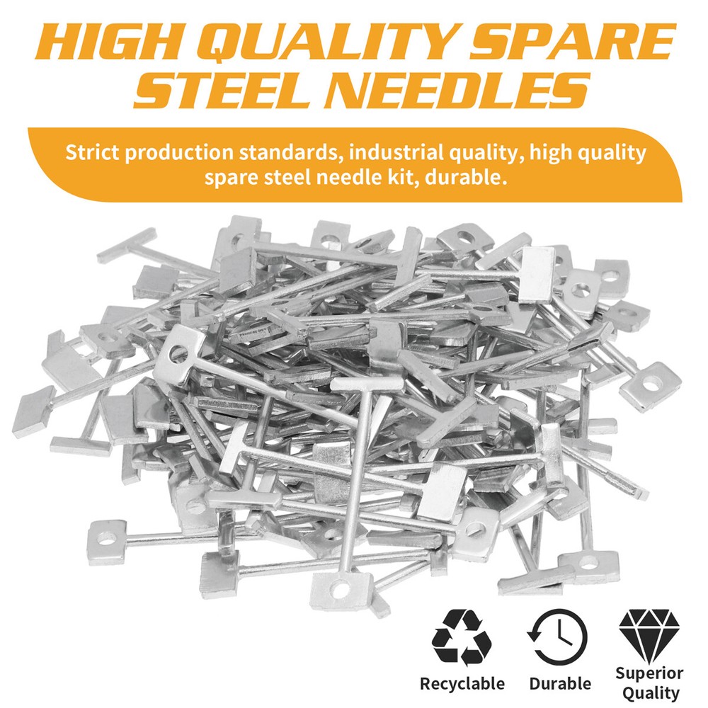 100 pcs Replacement Steel Needles Flooring Wall ReusableTile Leveling System