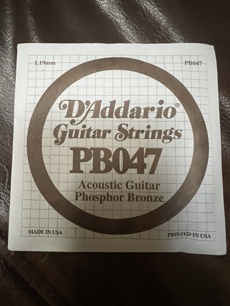 D’Addario PB047 Single Guitar String