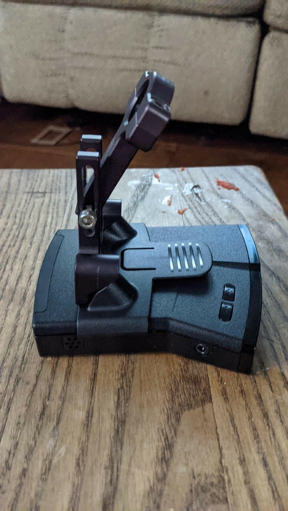 Radar mounting bracket for Escort MAX radar detector for 3/4 inch stem