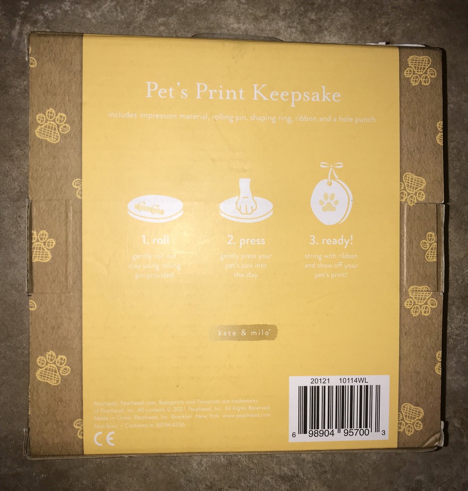 Kate & Milo Pets Print Keepsake