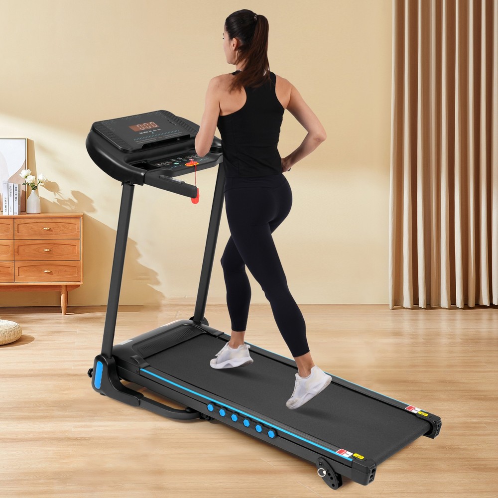 Hydraulic System Auto-Folding Treadmill with Incline Walking Running Machine New