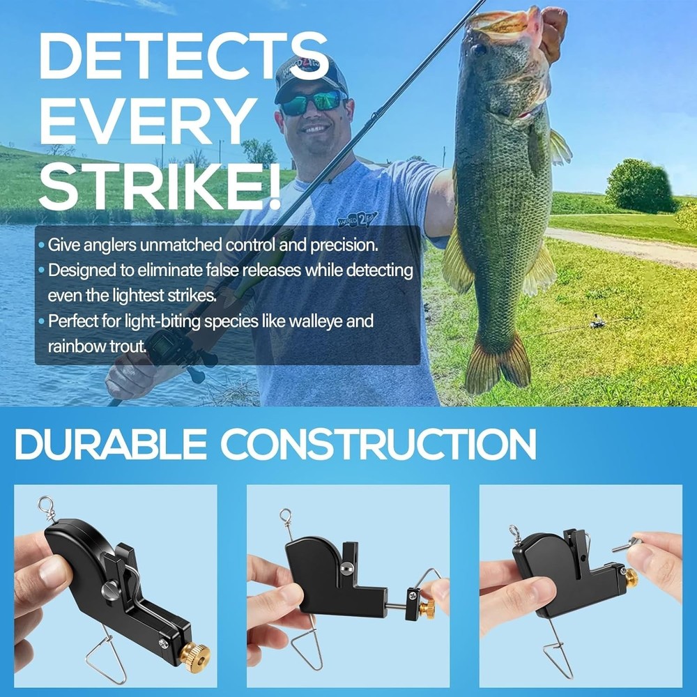 Original 107 Downrigger Release Adjustable 0-4.5 lb Tension Vertical Horizontal