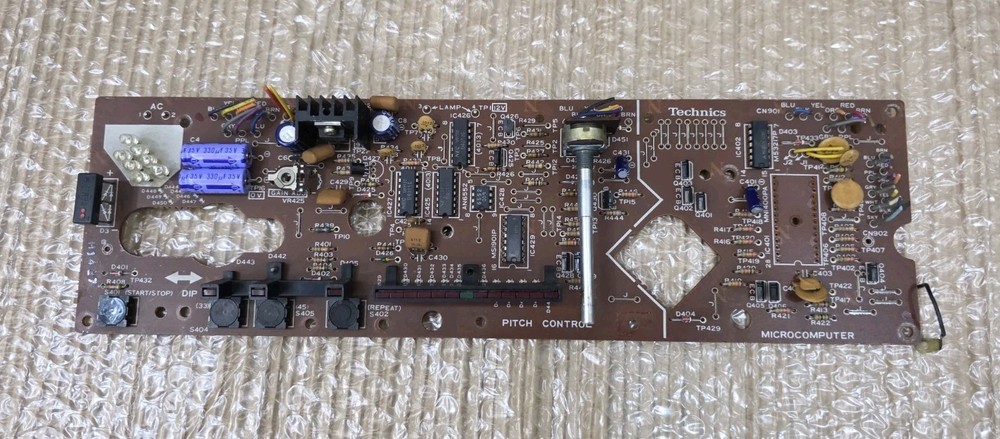 Technics SL 1600mk2, Microcomputer Board