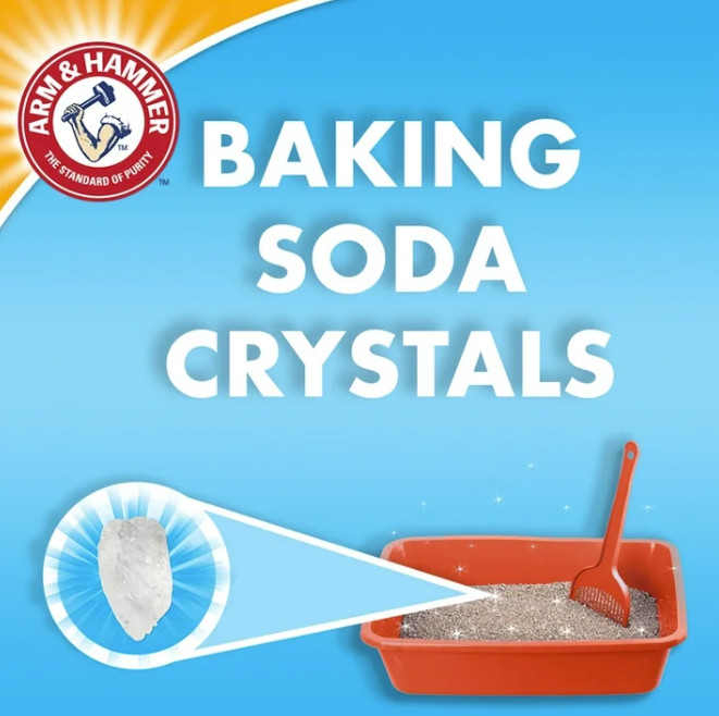 (2 Pack) ARM & HAMMER Double Duty Cat Litter, Advanced Odor Control Clumping Cat