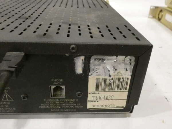 Thomson Model TRD04M3C satellite receiver