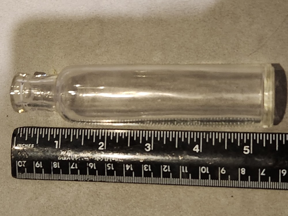 Antique Vintage Clear Bottle