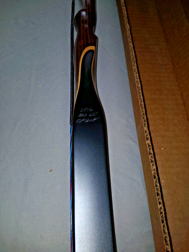 CHARRON ARCHERY - CUSTOM LONGBOW 62"AMO @56#