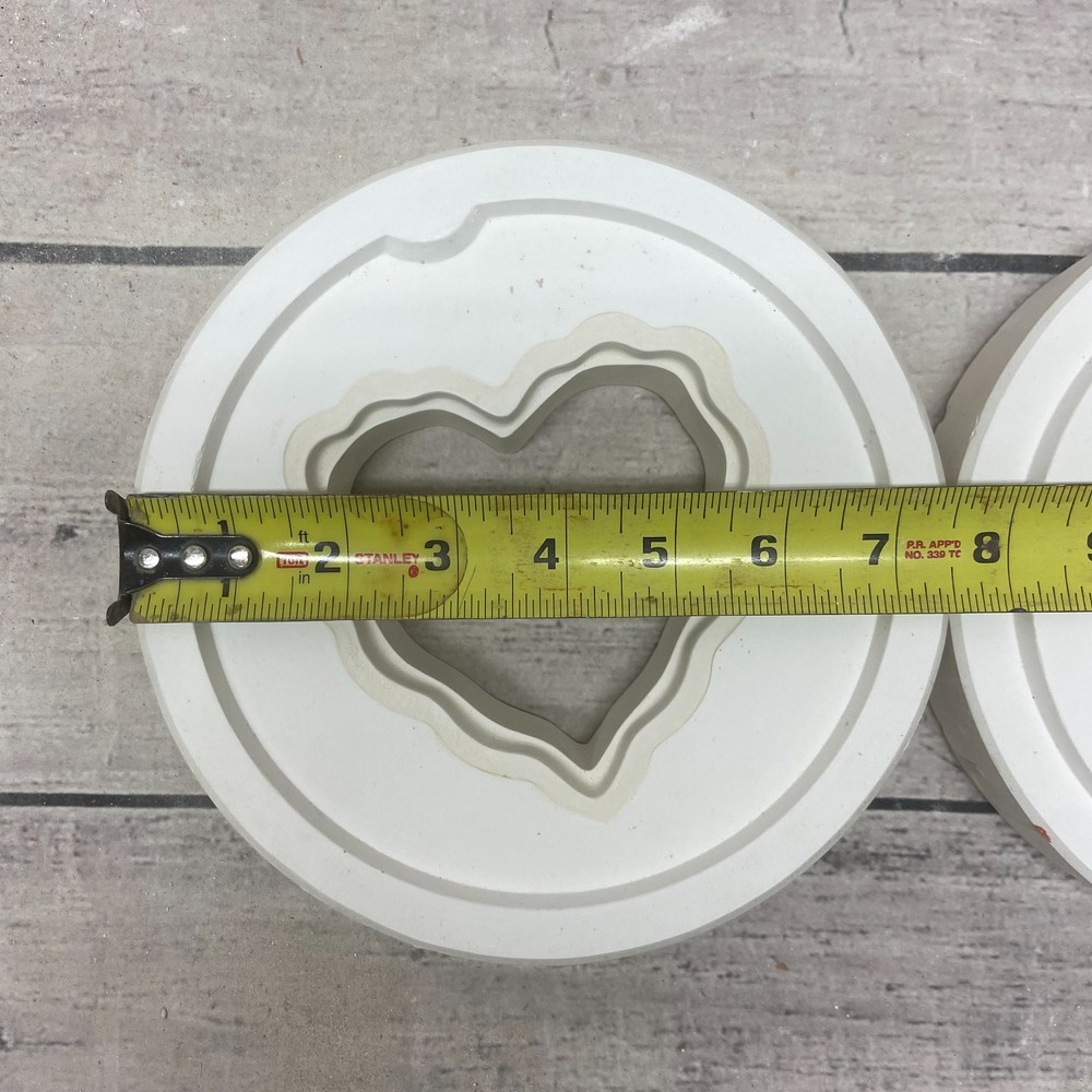 Cramer Ceramic Casting Mold Designer Heart-Shaped #HC-235