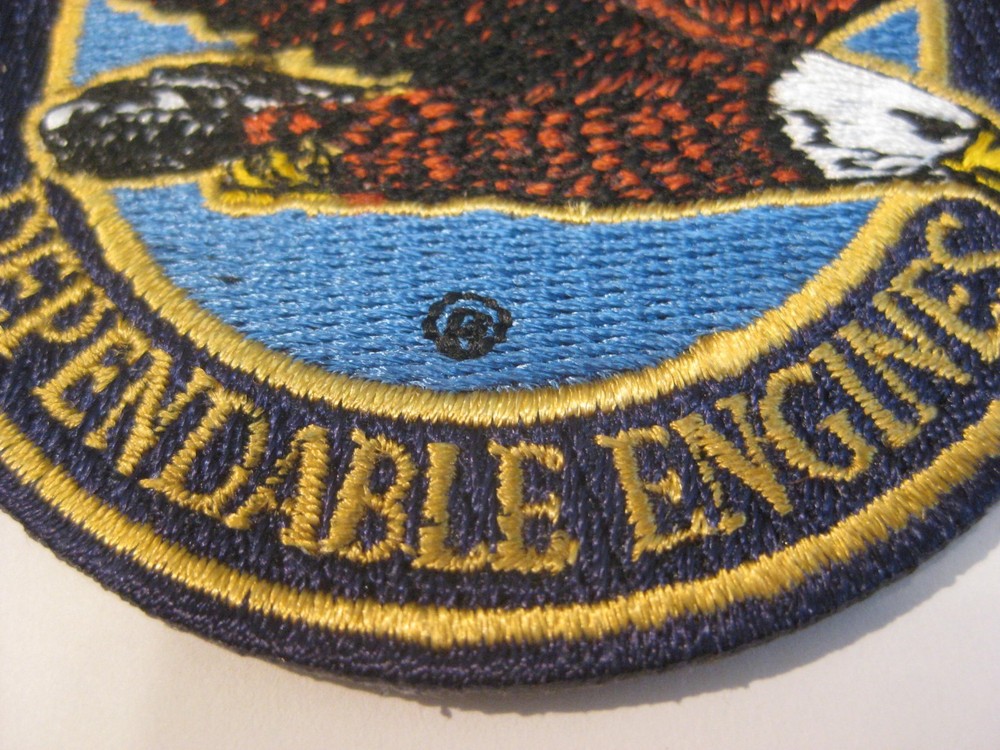 Original Pratt & Whitney Dependable Engines Eagle Patch Brand New