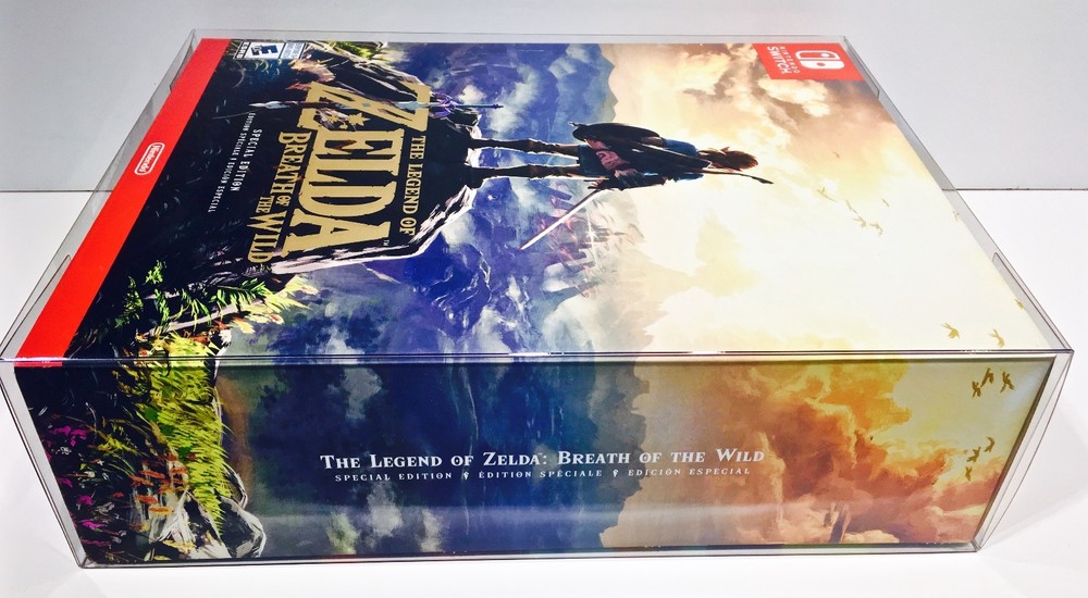 1 Box Protector for ZELDA BOTW SPECIAL EDITION NTSC SIZE ONLY! Nintendo Switch