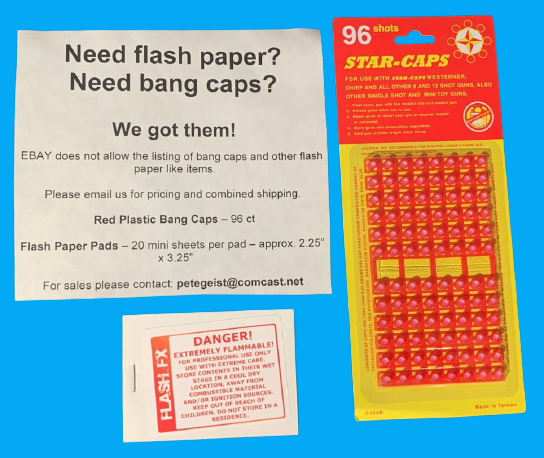 3 BINGO BANG MECHANISM Exploding Gimmick Joke Gag Magic Trick Prank Loud Noise