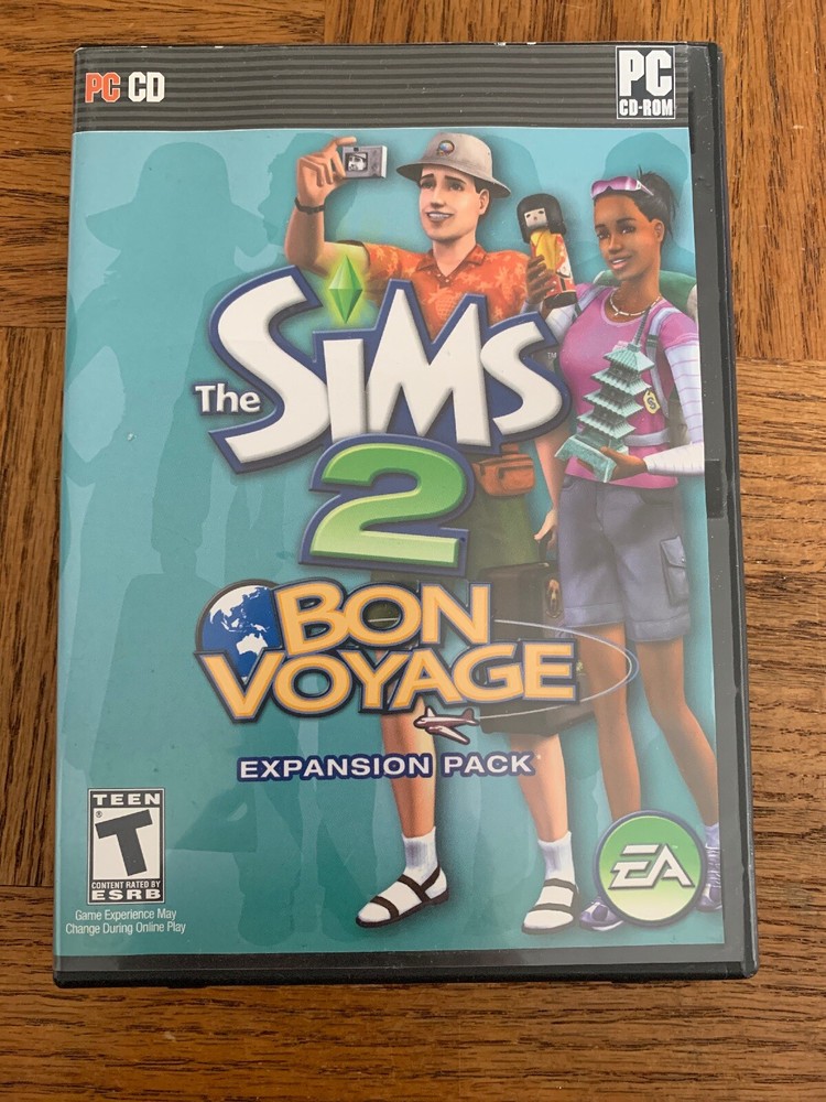 Sims 2 Bon Voyage Expansion Pack CD Rom Game