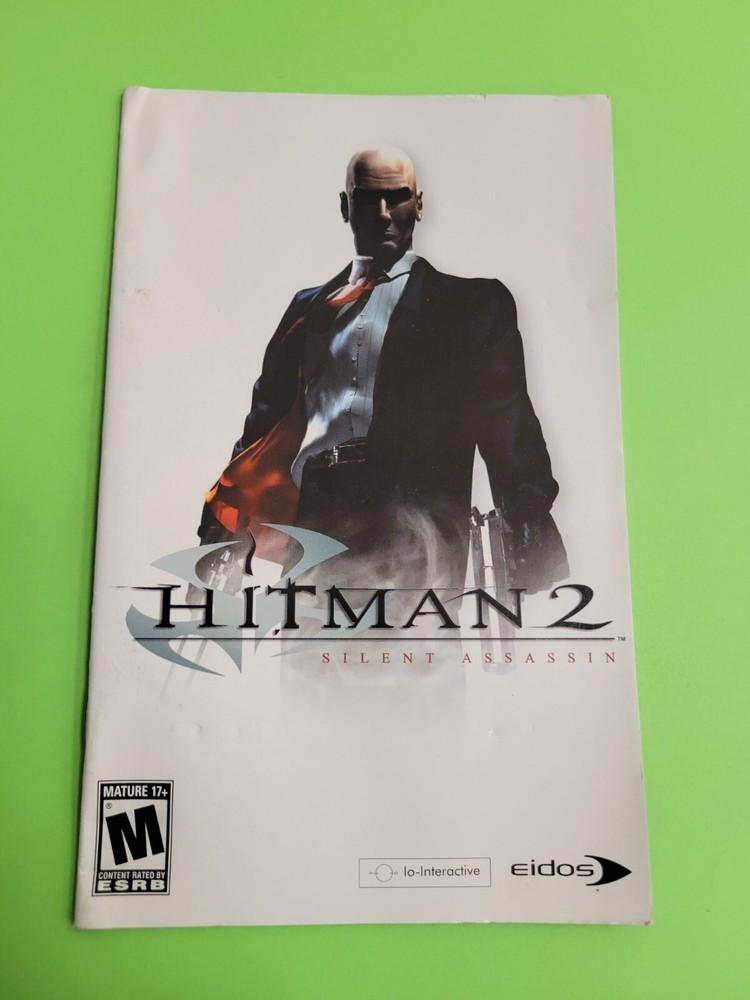Hitman 2 PS2 MANUAL ONLY