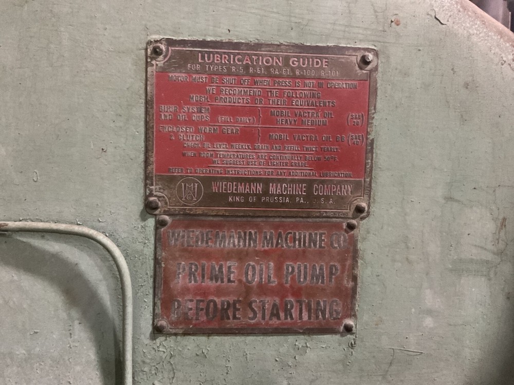 Wiedemann Punch Press Punching Machine #50AA