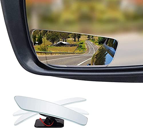 Verivue 3.5-Inch Rectangular Blind Spot Mirrors for Cars, Universal Rectangle