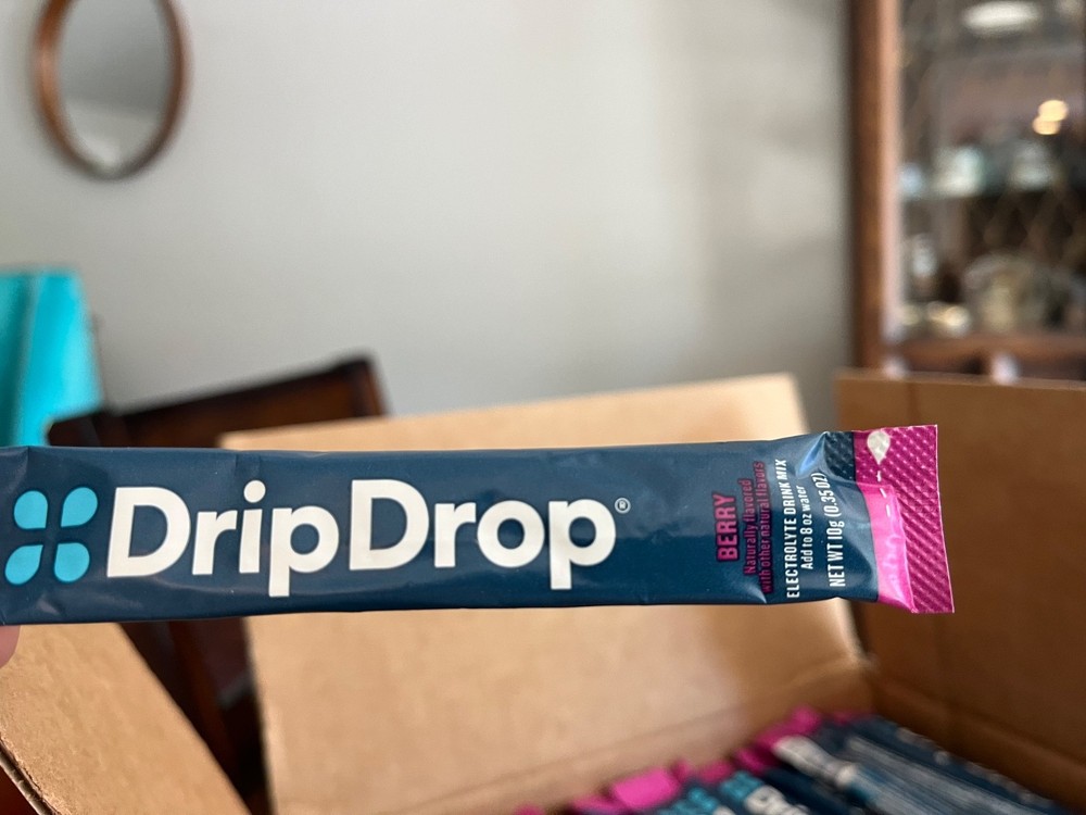 Drip Drop Dehydration Relief Fast Bulk Sticks - Berry Flavor 180ct Box