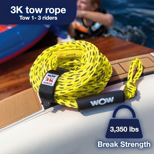 Tow Rope 3K Towing Capacity Yellow
