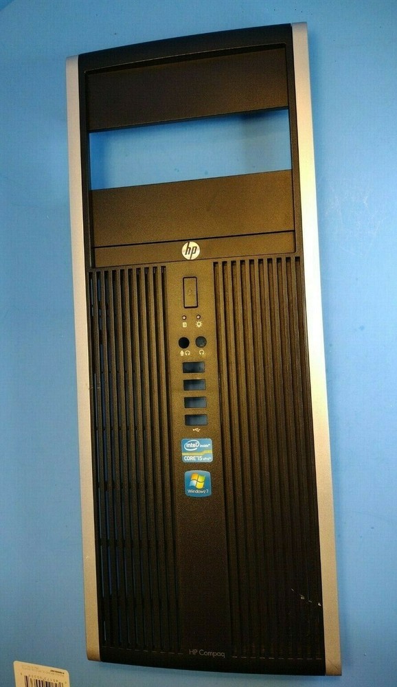 HP Compaq Elite Pro Microtower Front Case Cover Faceplate Bezel
