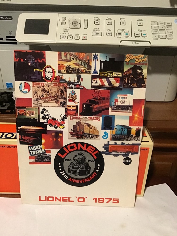 Lionel 75th anniversary o scale 1975 catalog