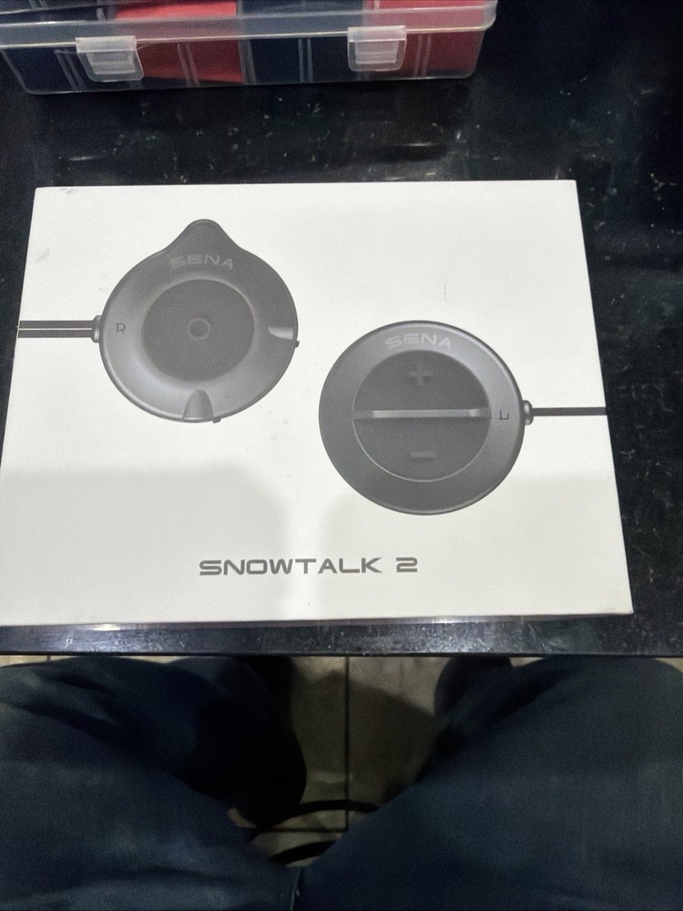 Sena Snowtalk 2 Universal Bluetooth Headset for Snow Helmets Intercom - Black