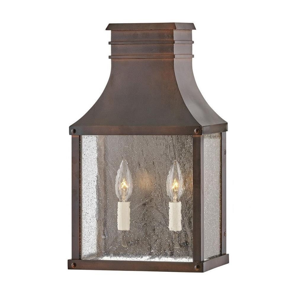 2 Light Medium Outdoor Wall Mount Lantern - Outdoor - Wall Mounts -