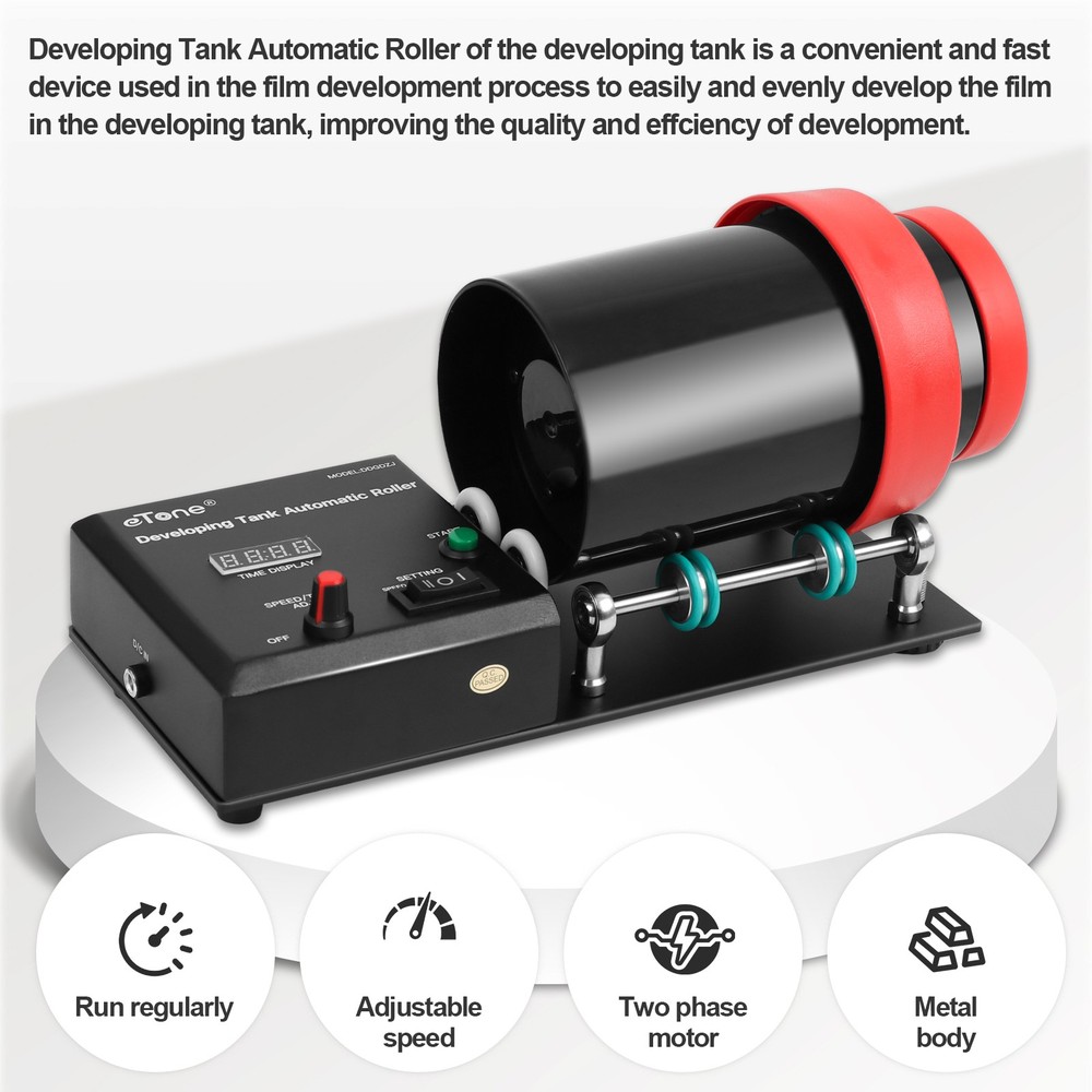 Automatic Darkroom Film Processor Machine For Jobo AP+3 Spirals Developing Tank
