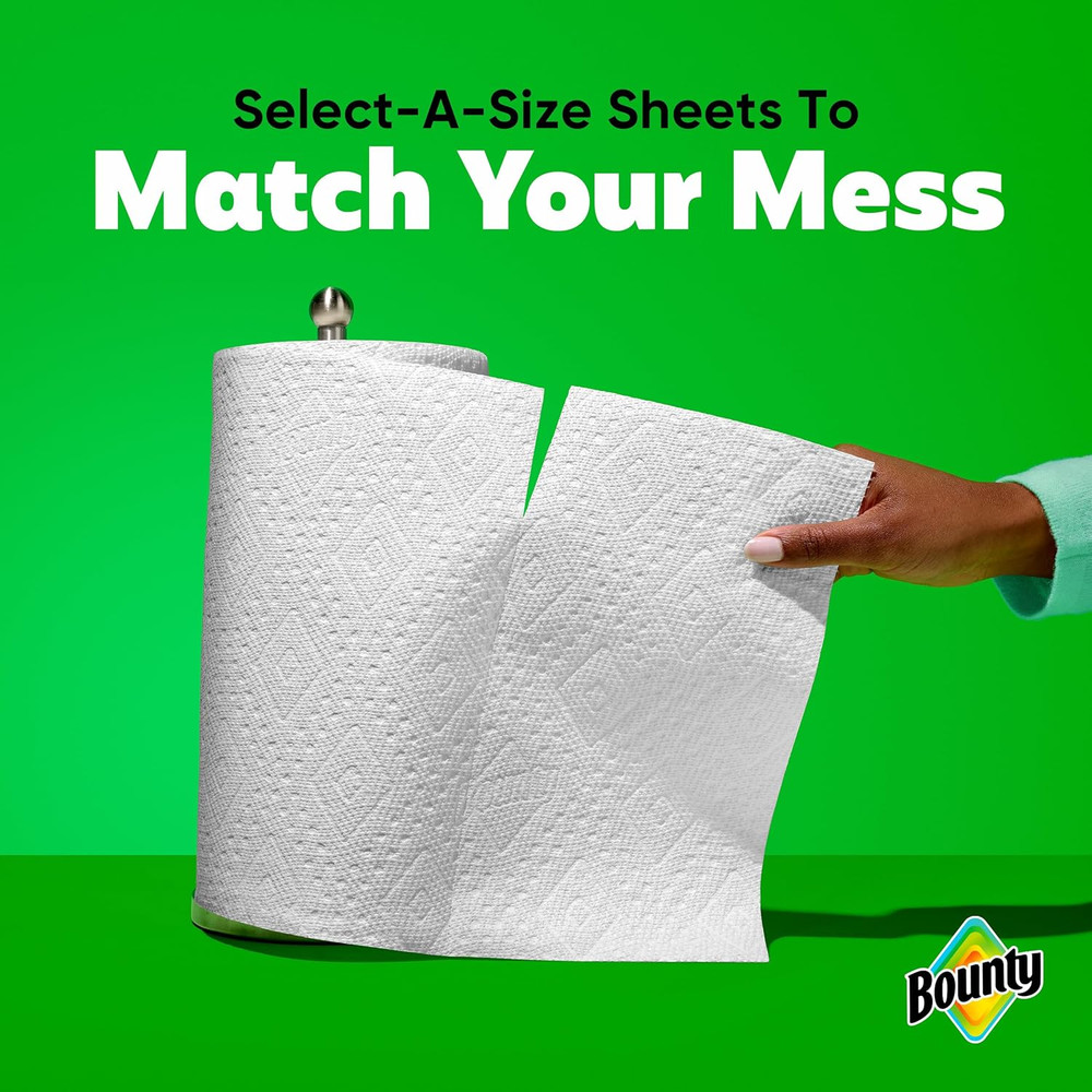 Select-A-Size Paper Towels, White, 2 Mega Rolls = 8 Regular Rolls