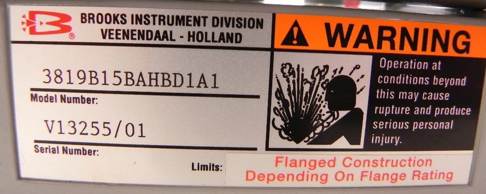 Brooks Variable Area Flowmeter 2" MT 3819