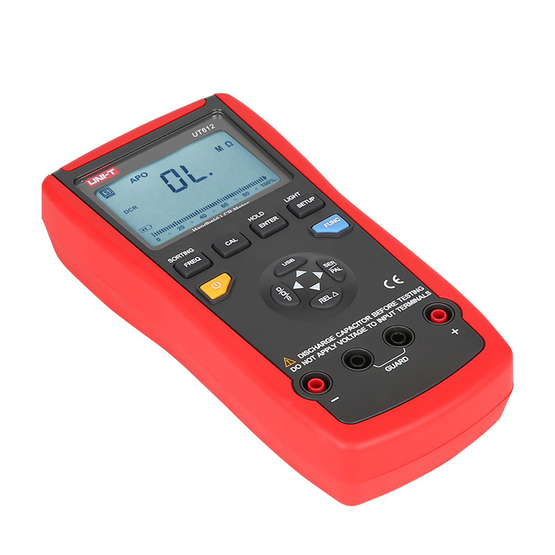 UNI-T UT612 Capacitance LCR Meter Inductance Ohm Freq Deviation Ratio Test