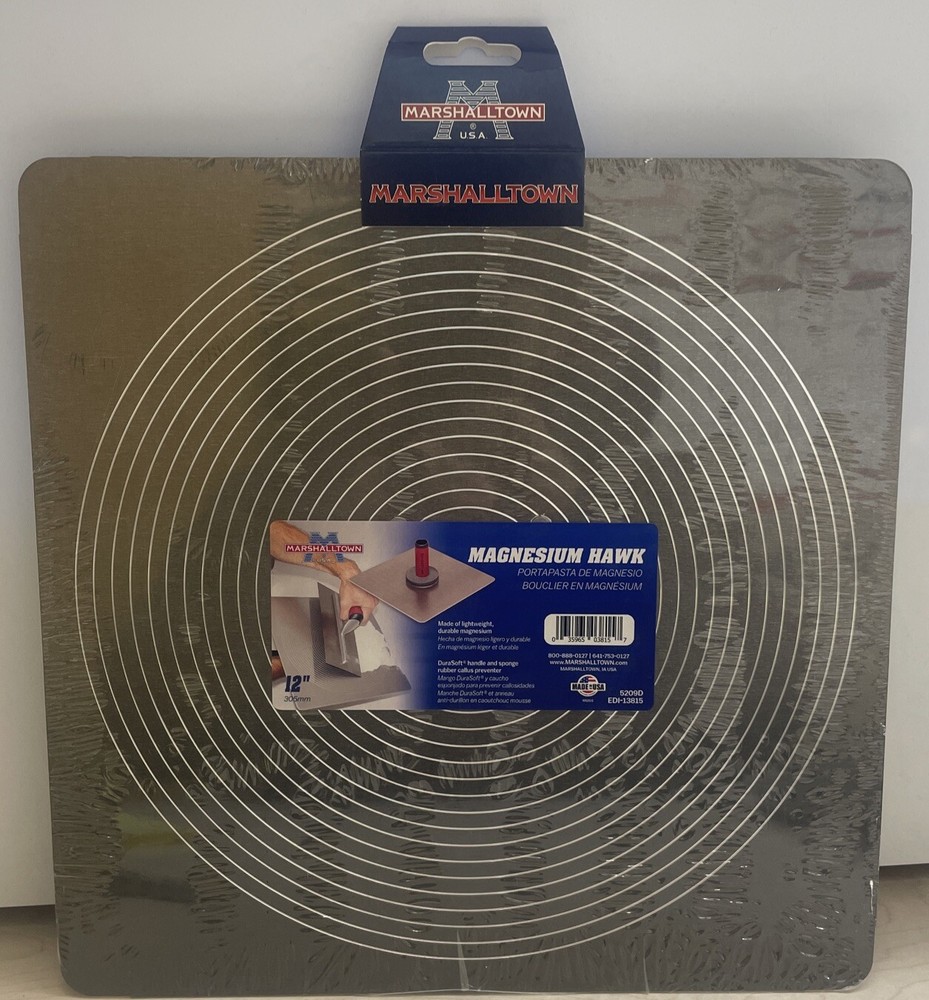 Marshalltown 12” X 12” Magnesium Hawk - 5209D
