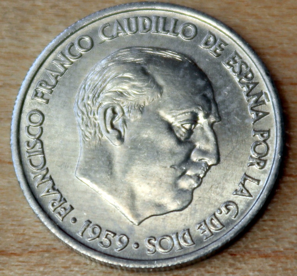 1959 Spain 10 Centimos Francisco Franco