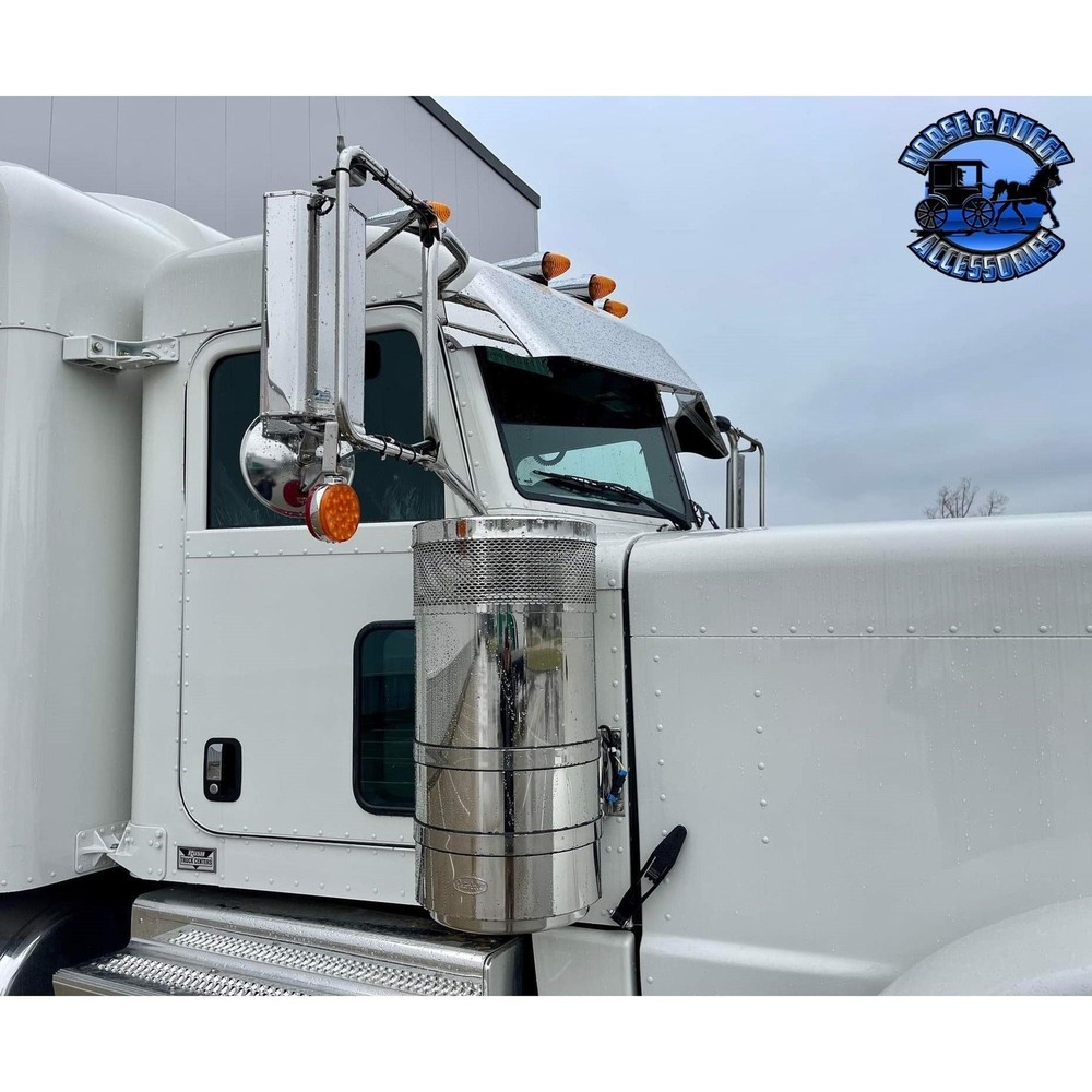 Rollin low Peterbilt (Gator) visor 13X10" CUSTOM BOWTIE #1040