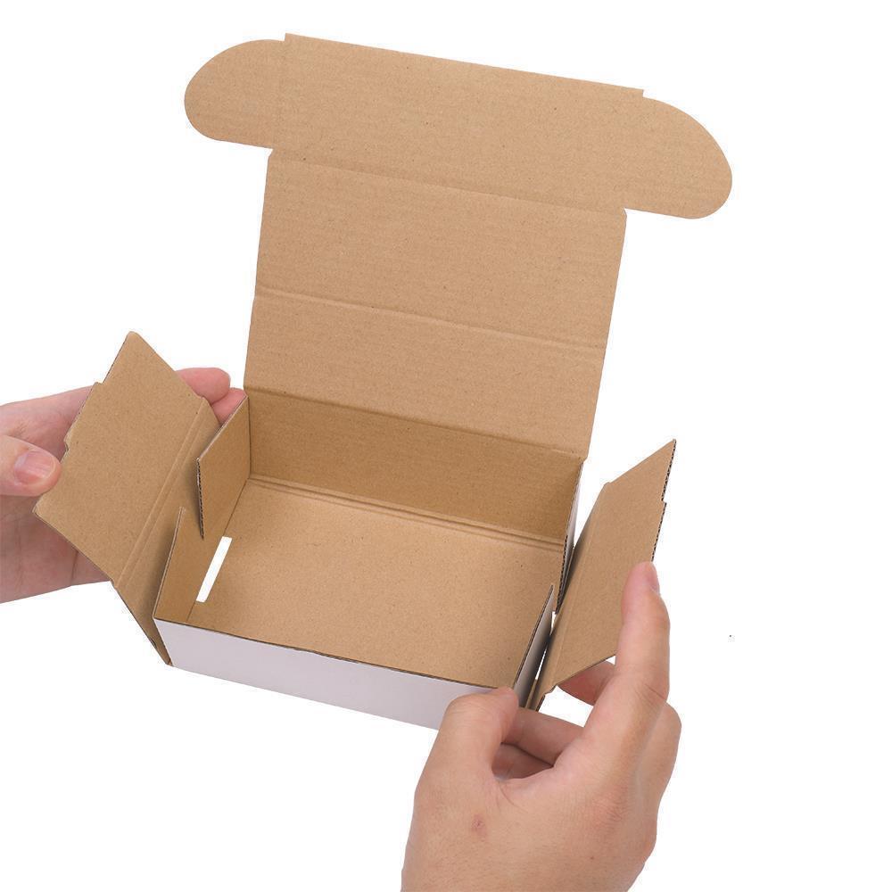 100 WHITE CORRUGATED MAILERS 6x4x2 Shipping Packing Box Mailer