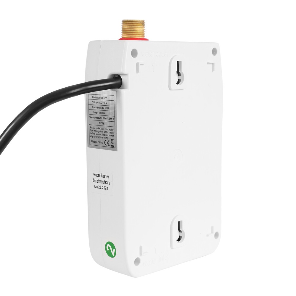 3KW Digital Display On Demand Hot Water Heater Tankless Electric Water Heater