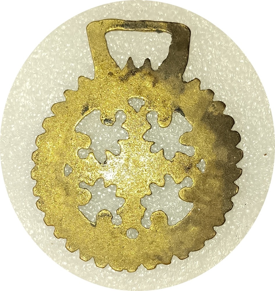 GEOMETRIC - horse brass (8599)
