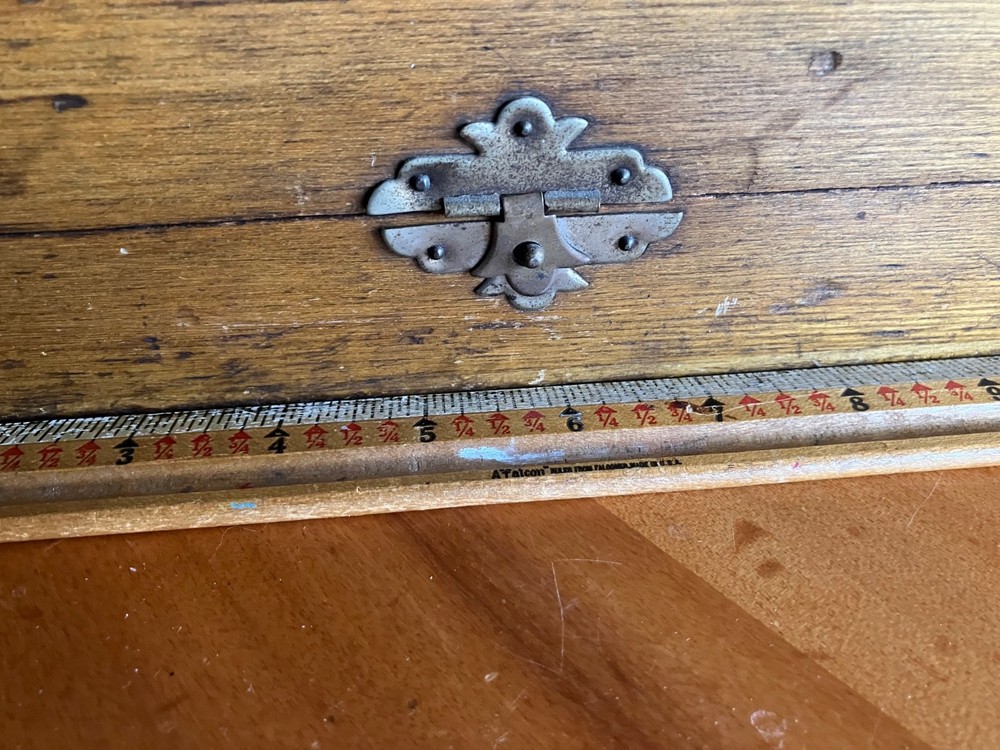 Antique Mandeville & King Co. Seed Box Wood