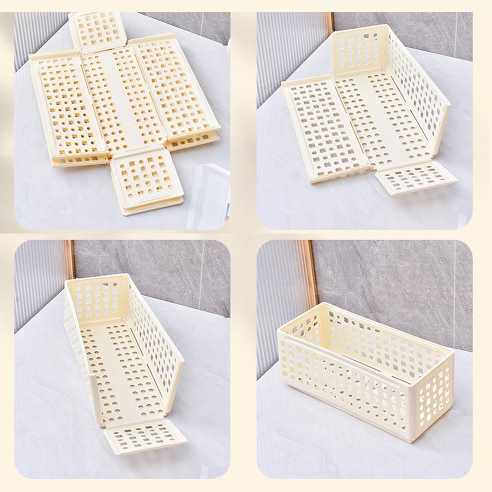 Clutter-free Folding Storage Basket Creative Aesthetics Easy Maintenance