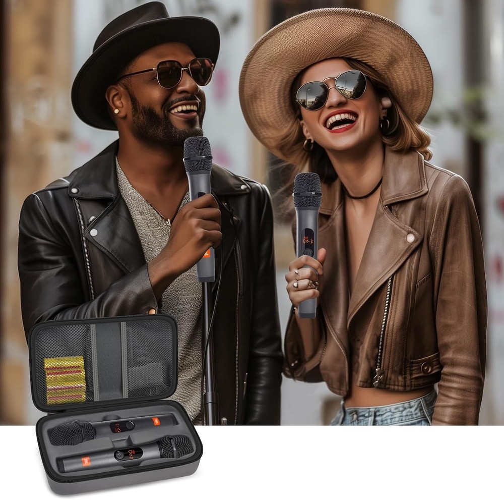 Wireless Microphone Case Compatible with JBL Wireless Two Microphone System,