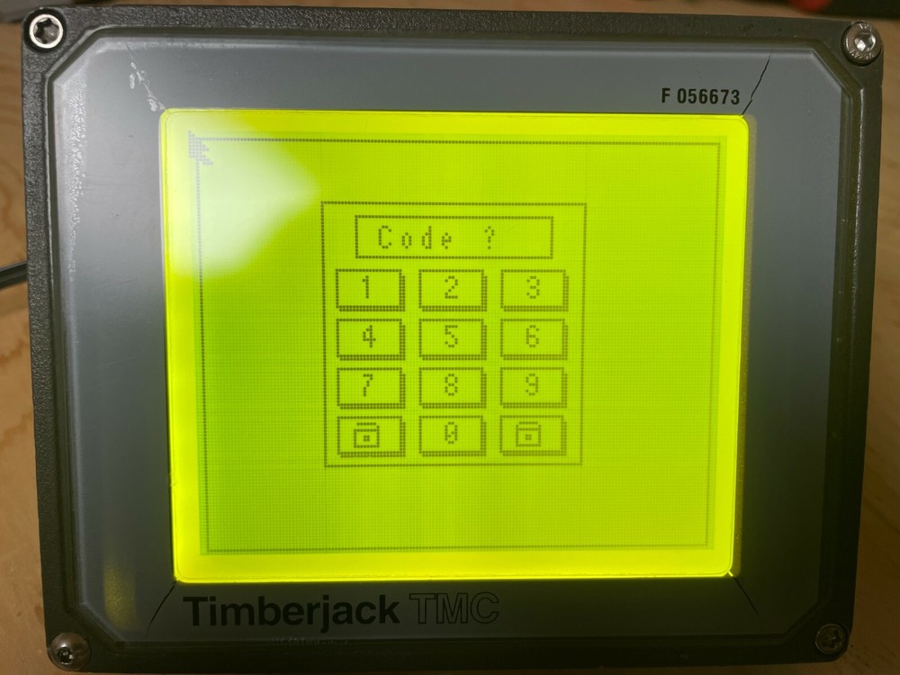 Timberjack 1270 Display TMC F056673