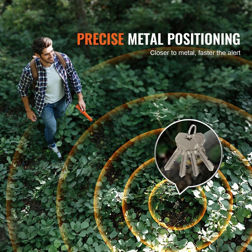 Handheld Waterproof Metal Detector - Gold Digger & Hunter Sensitive Probe