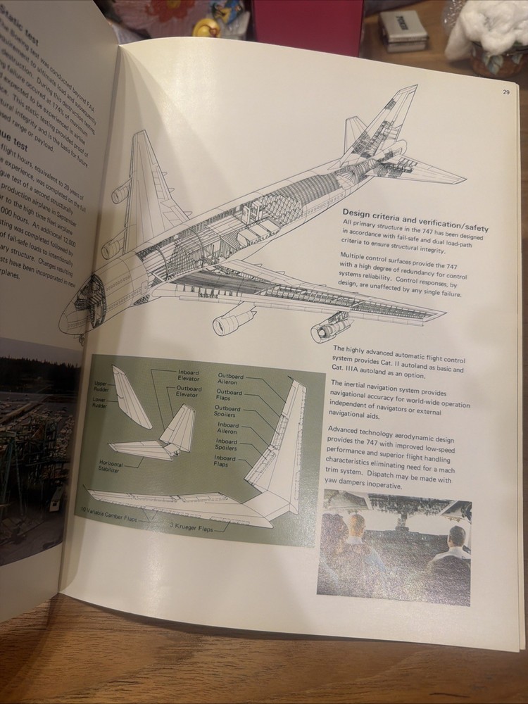 Boeing 747 summary 1972 Advertising Brochure