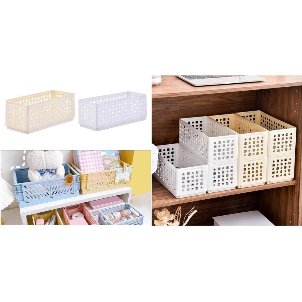 Clutter-free Folding Storage Basket Creative Aesthetics Easy Maintenance