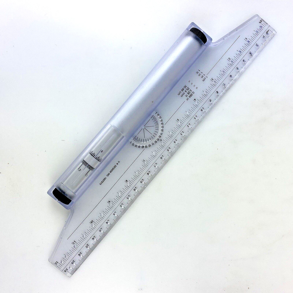 EDMARK ROLLING RULER Instructions Plastic UK Design Vintage
