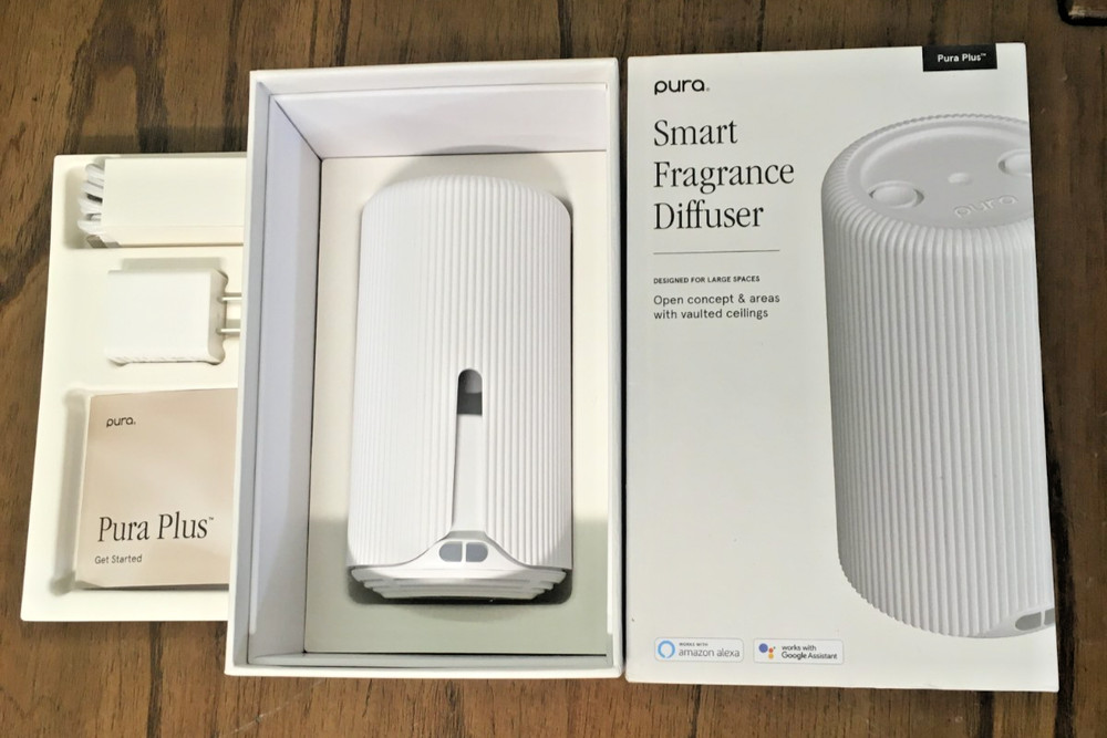 NEW Pura Plus White Wi-Fi Smart Fragrance Home Diffuser, Diffuser & Power Cord