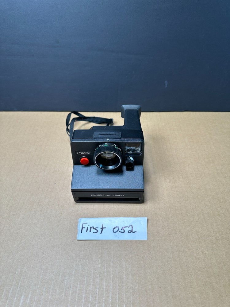 POLAROID PRONTO LAND CAMERA INSTANT CAMERA W/ STRAP Works!!!
