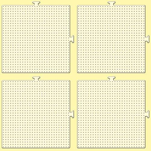 Perler Mini Beads Square Mini Pegboard Set, 4 pcs