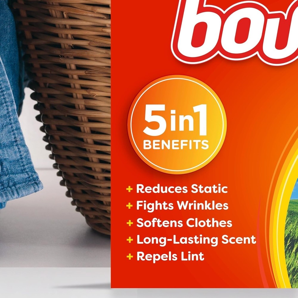 Dryer Sheets, Outdoor Fresh, 240 Count, Laundry Fabric Softener Sheets with Stat